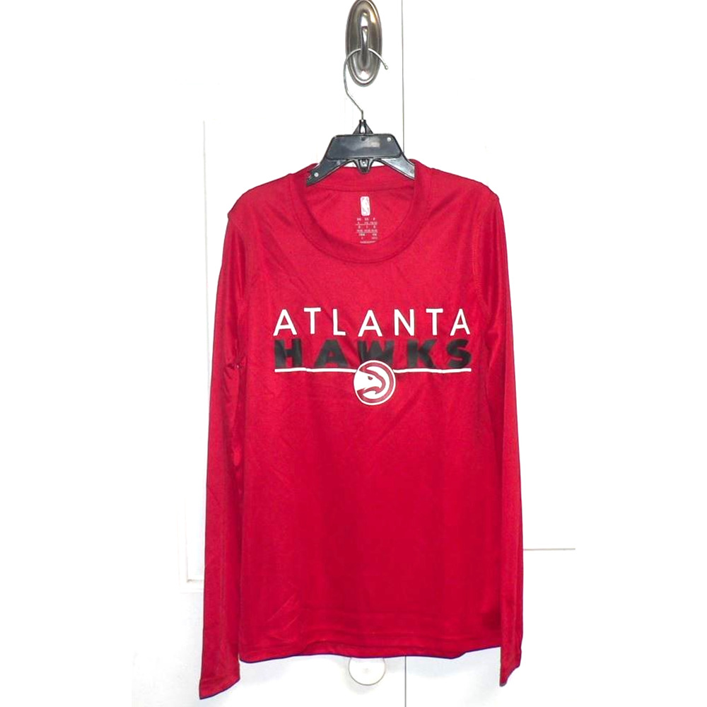 NBA Youth Atlanta Hawks Victory‎ Long Sleeve T-Shirt in Red Small((8) MSRP $22